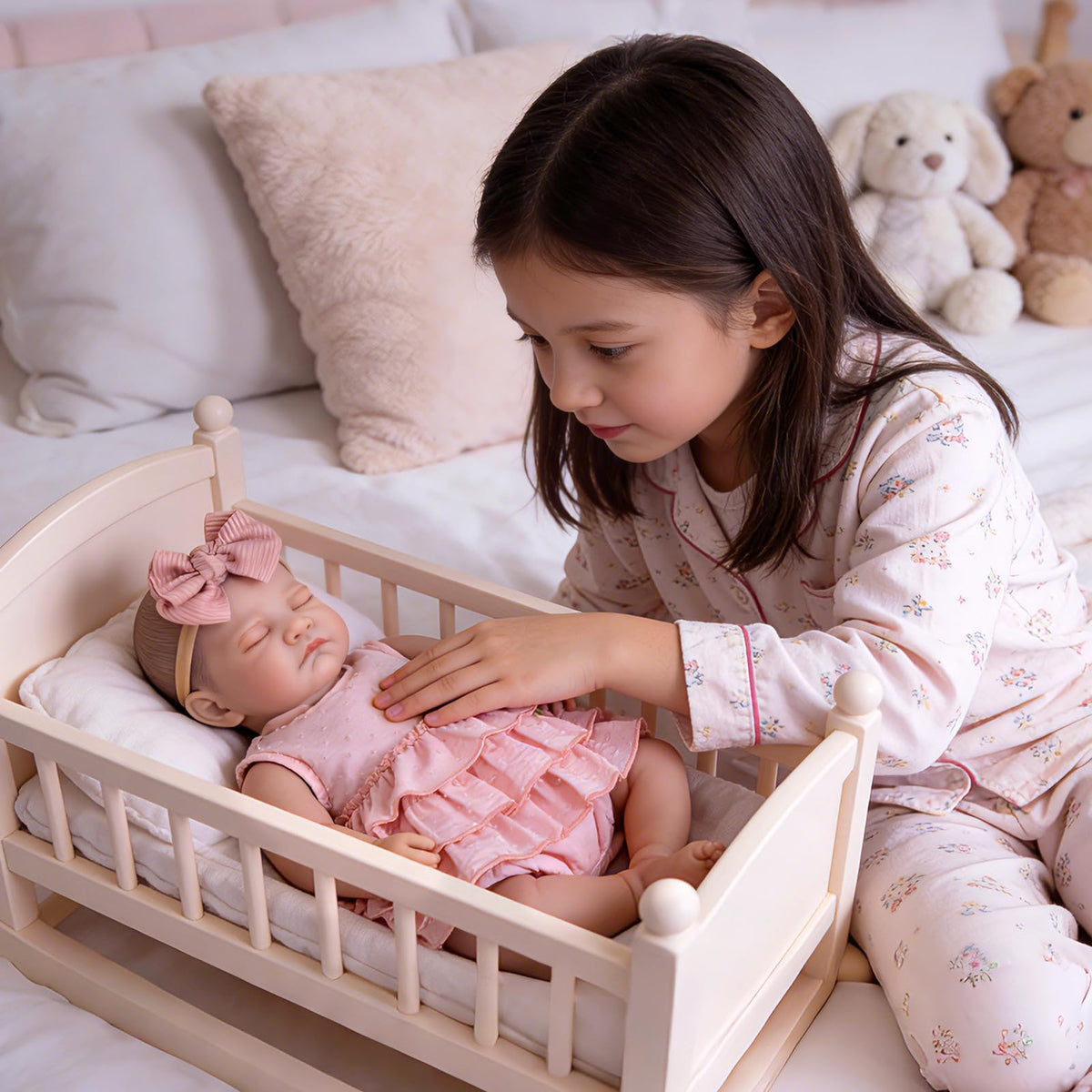 20-Inch Sleeping Newborn Girl Doll T364