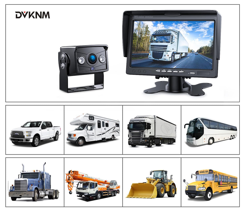 Wired RV Backup Camera with 7" 1080P IPS Monitor W577