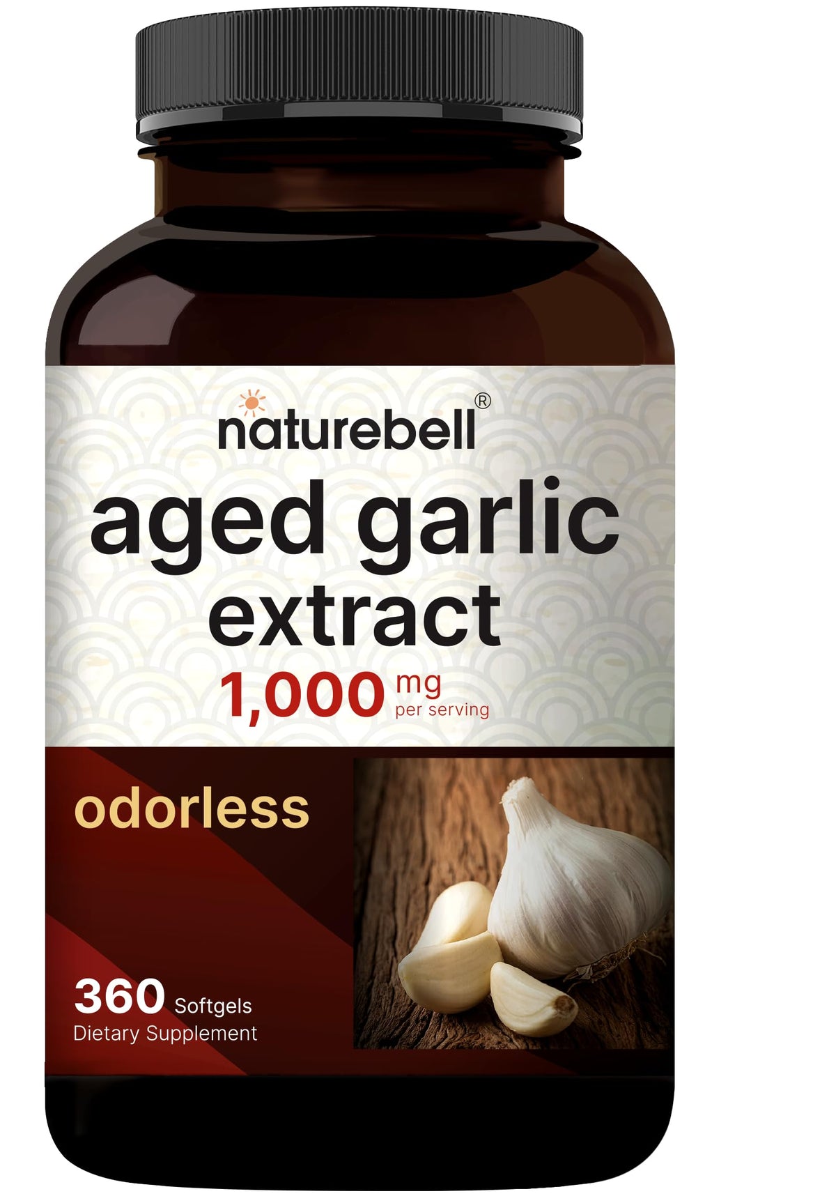 Aged Garlic Extract 1,000mg 360 Odorless Softgels L980048