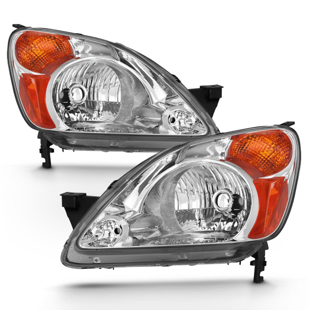 2002 2003 2004 Honda CRV Headlights Driver & Passenger Side F983