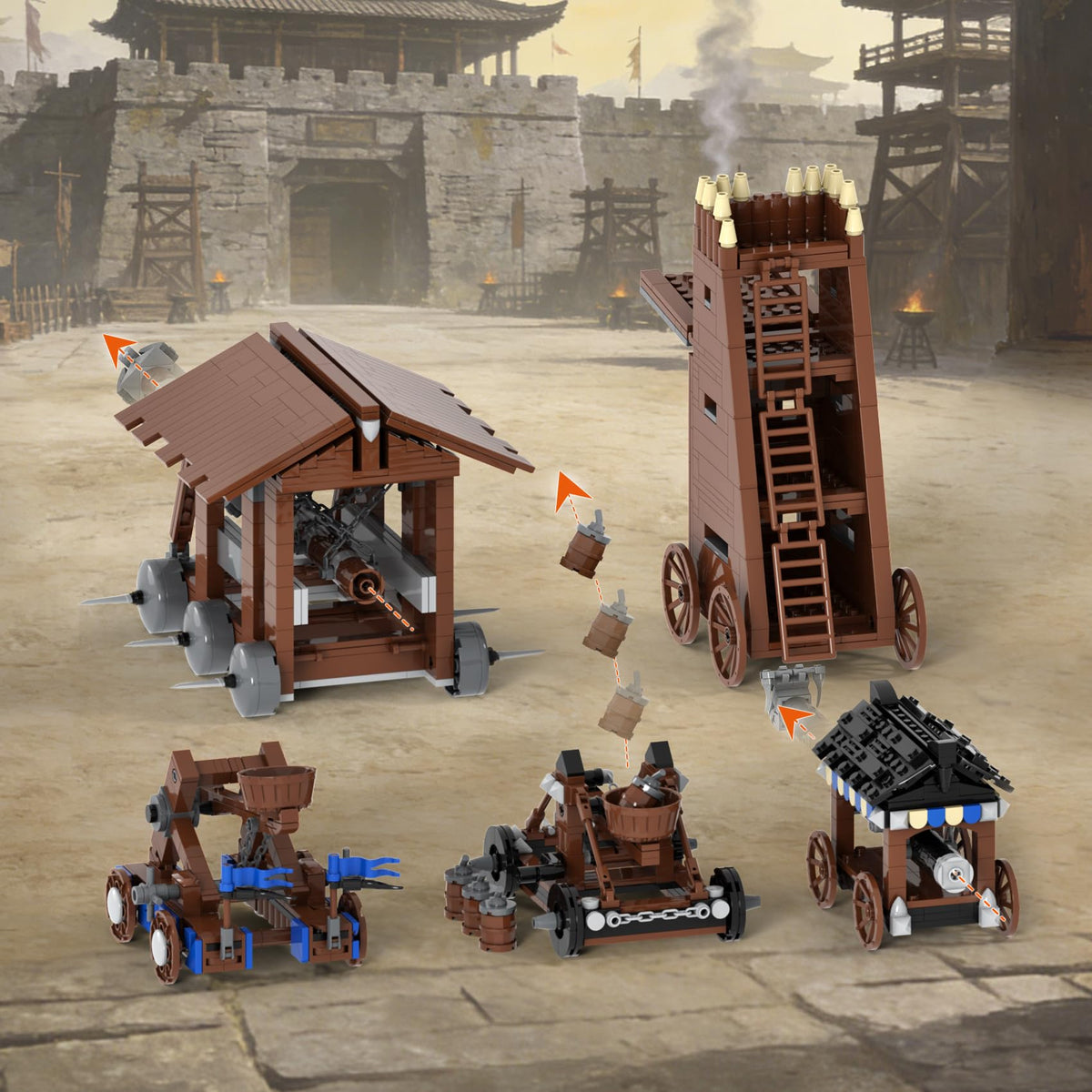Medieval Castle Battle Building Block Set P30454