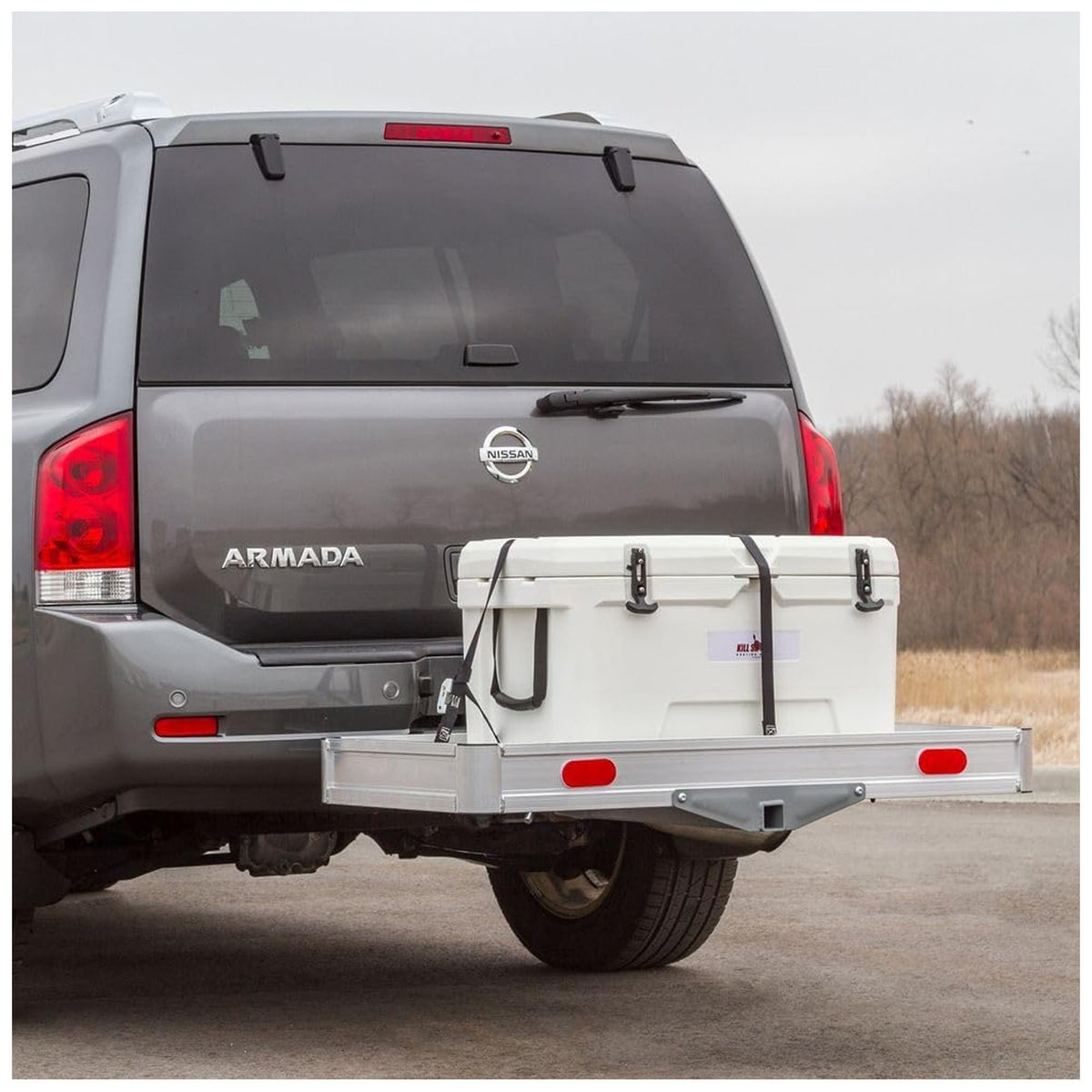 Aluminum Hitch Cargo Carrier Tray 550 lb Capacity J919
