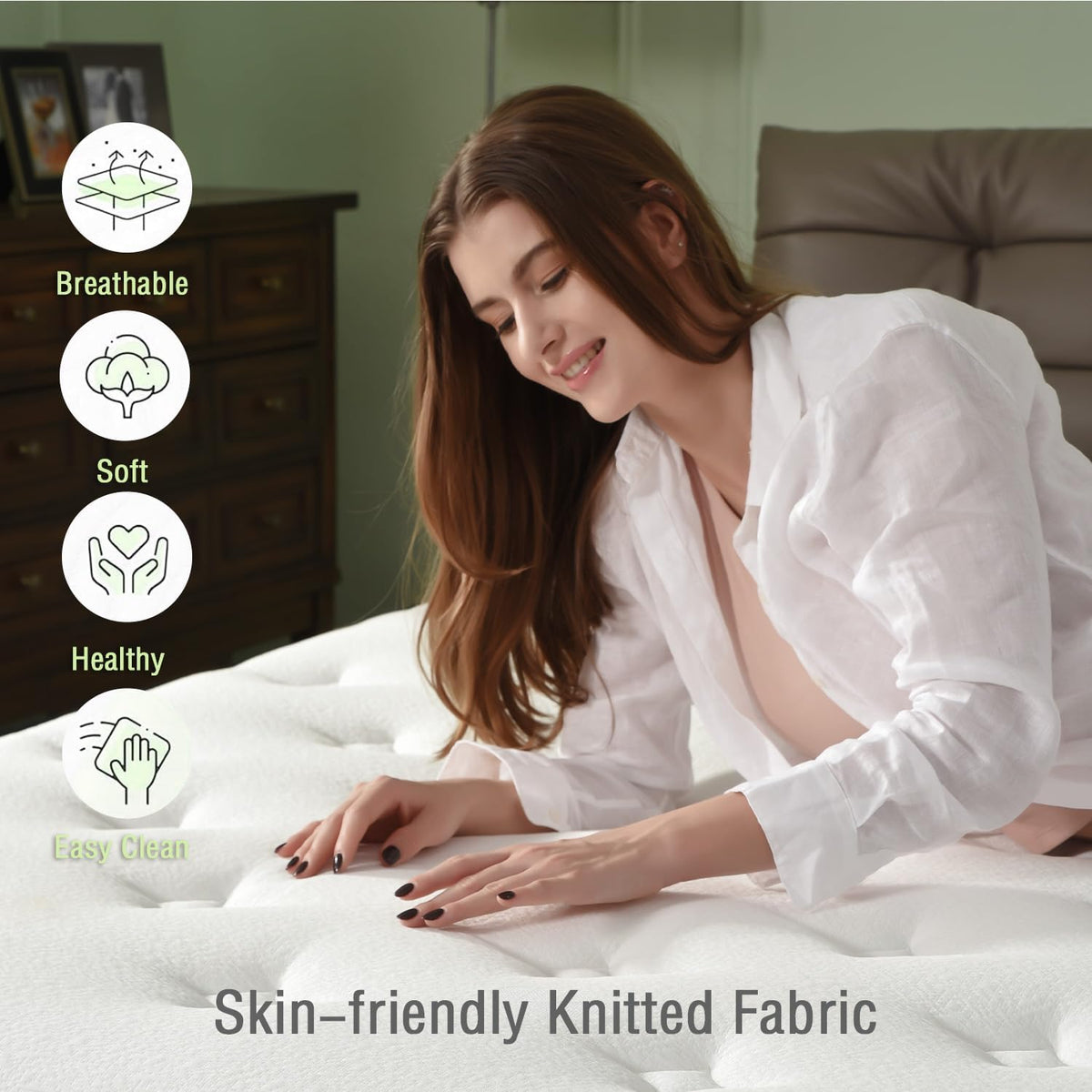 Full Size 12 Inch Hybrid Gel Memory Foam Mattress P556