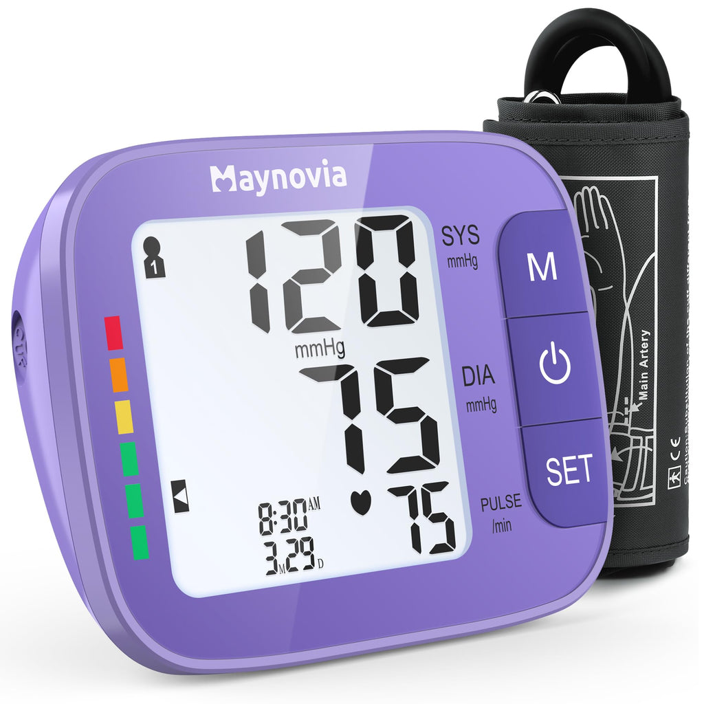 Upper Arm Blood Pressure Monitor 8.6-16.5 in Cuff Purple M678441