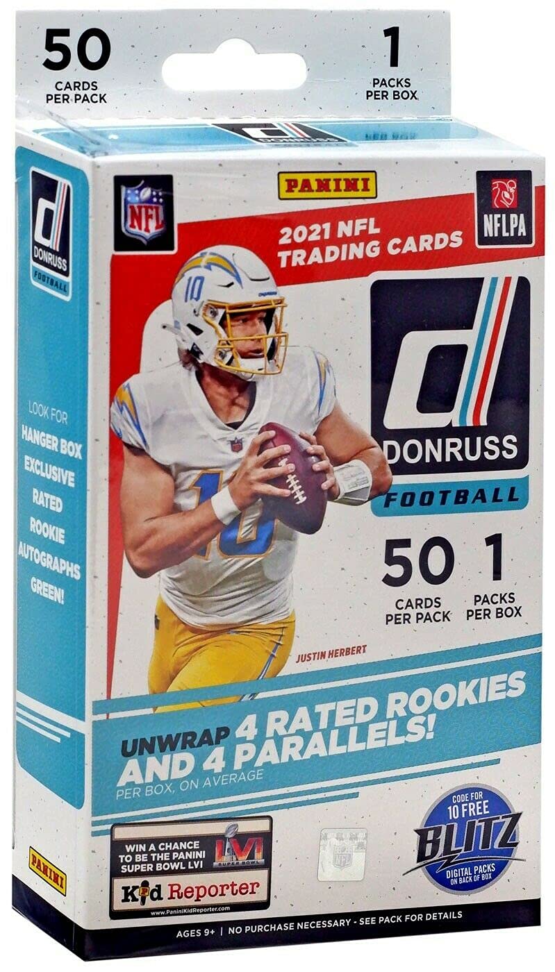 NFL Football Hanger Box 50 Cards A301459