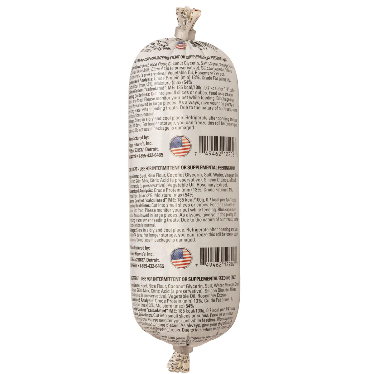 Beef Soft Meat Roll Treat 12 Oz (Pack of 4) O2267