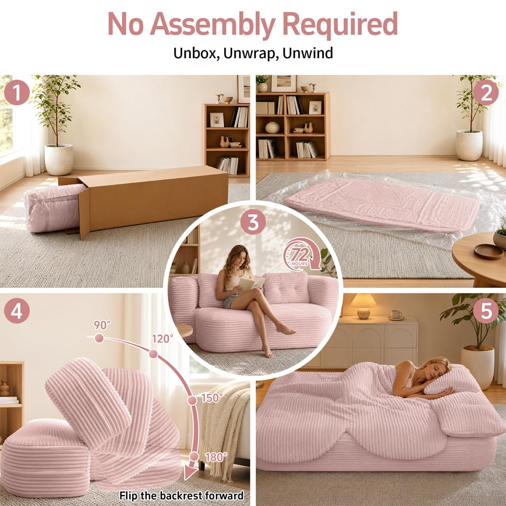 78" Full-Size Convertible Sofa E902366