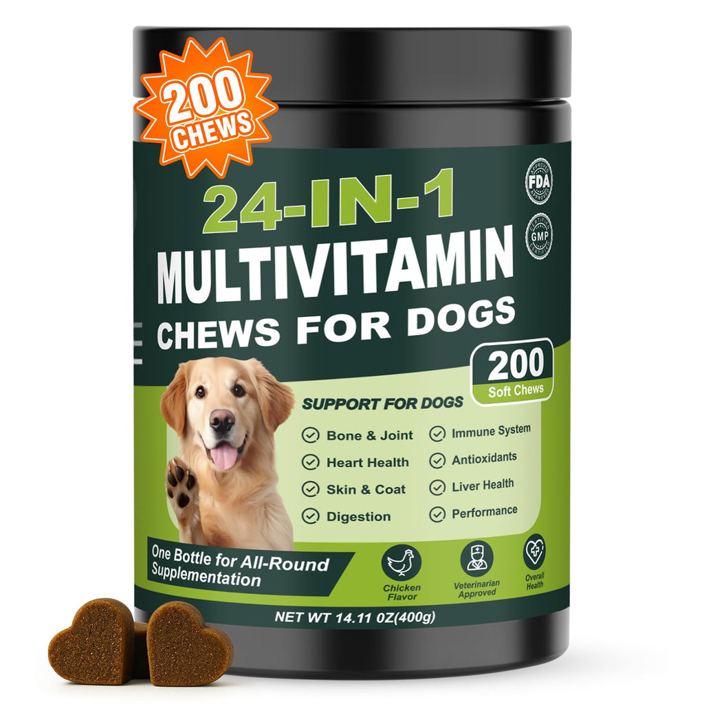 Dog Vitamins and Supplements 200 Ct Multivitamin N2132