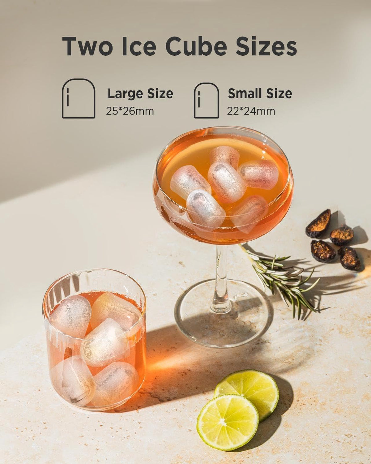 Countertop Ice Maker with 2 Ice Sizes C533