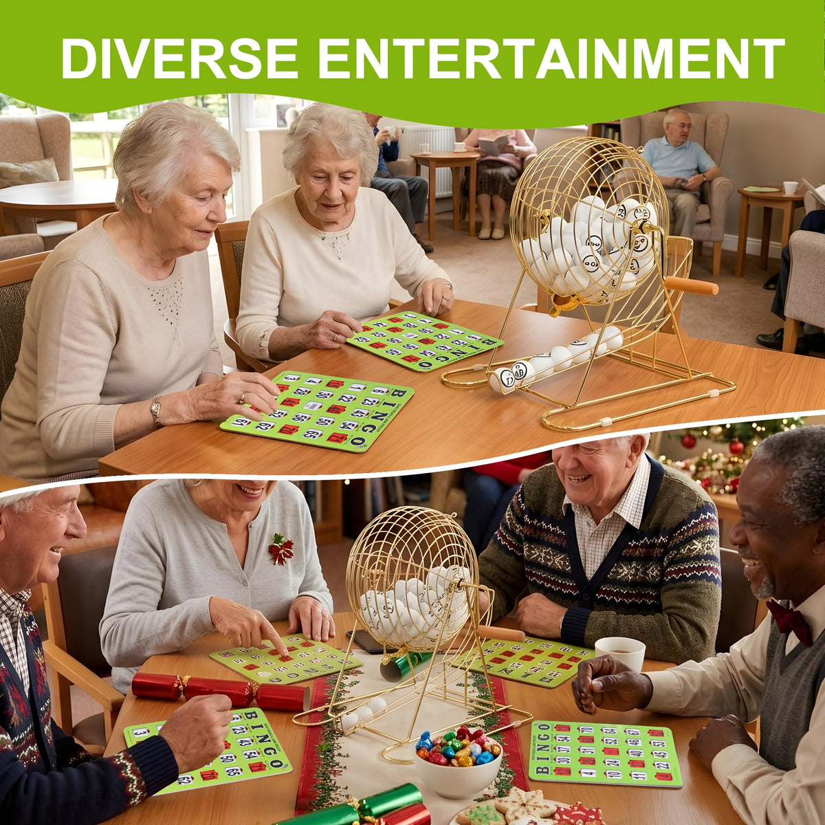 100-Pack Reusable Bingo Cards G338422