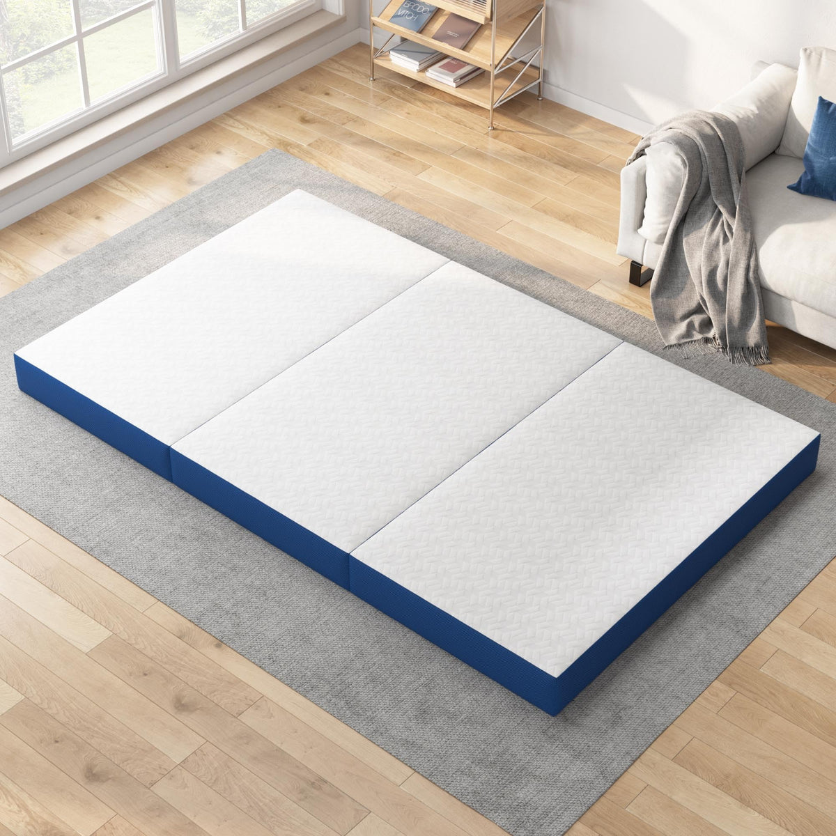 Queen 6 Inch Gel Memory Foam Trifold Mattress S930835