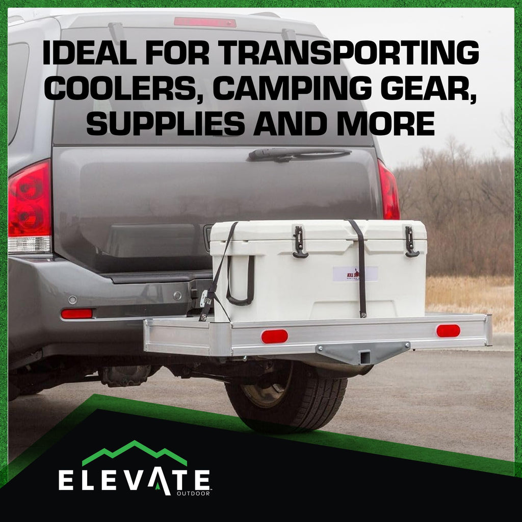 Aluminum Hitch Cargo Carrier Tray 550 lb Capacity J919