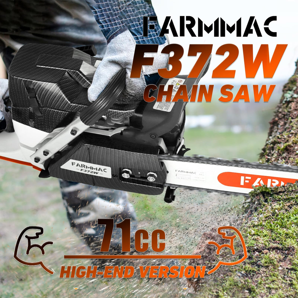 71cc Gas Chainsaw 24 Inch S455562