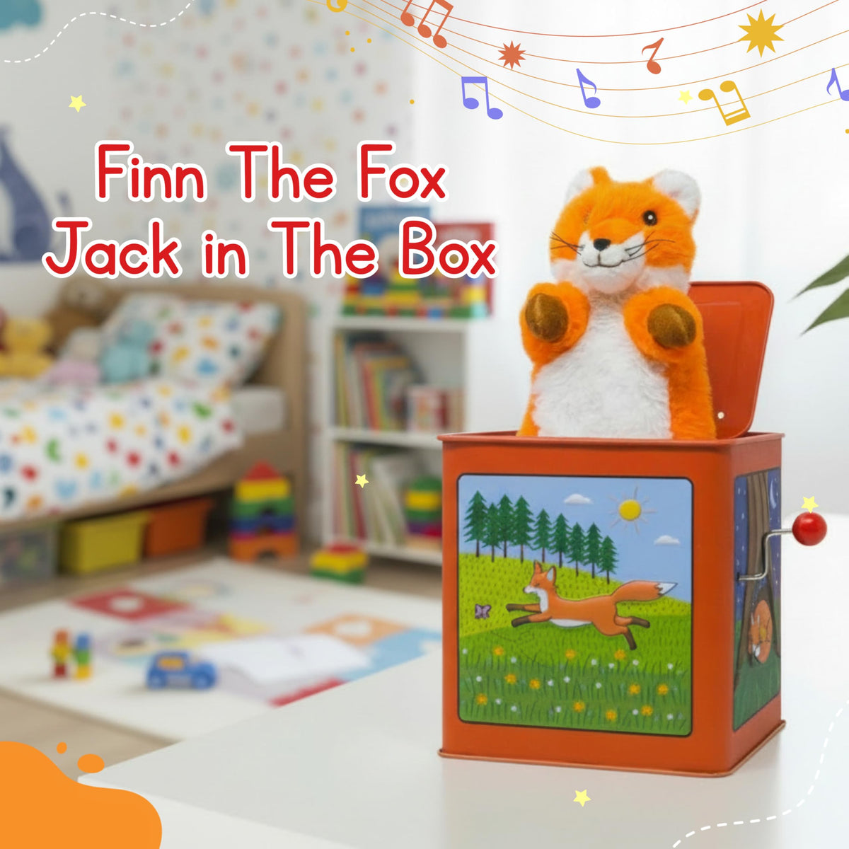 Plush Pop-Up Jack in the Box X1716