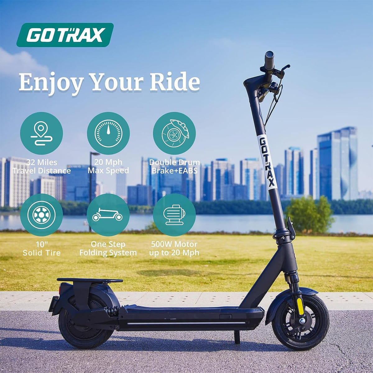 Electric Scooter with 10" Tire W61844