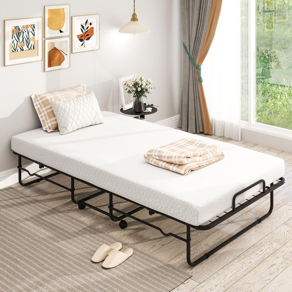 Twin Folding Bed with Mattress N94766