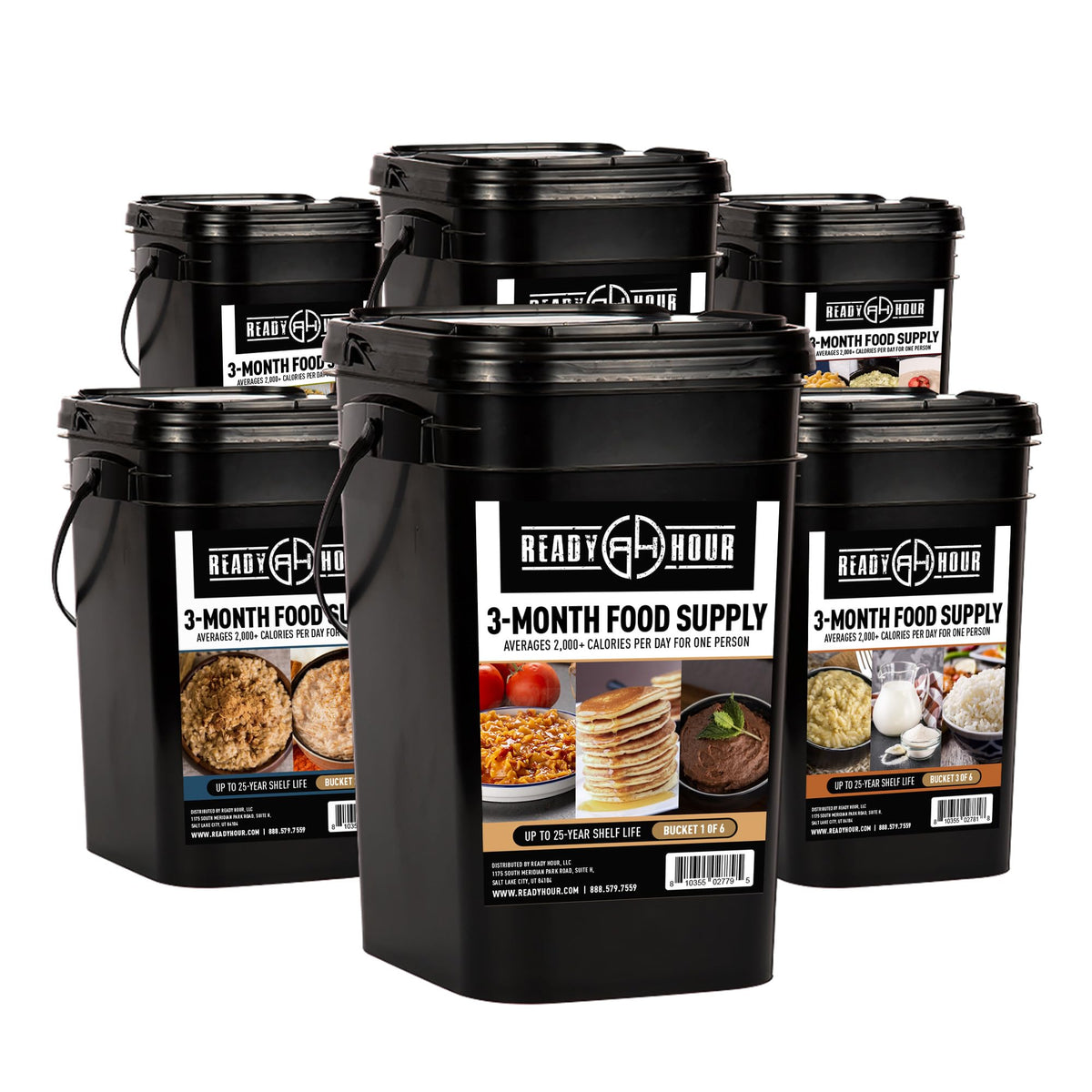 3-Month Emergency Food Supply 846 Servings W250