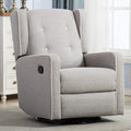 Grey Swivel Rocker Recliner Chair P69146