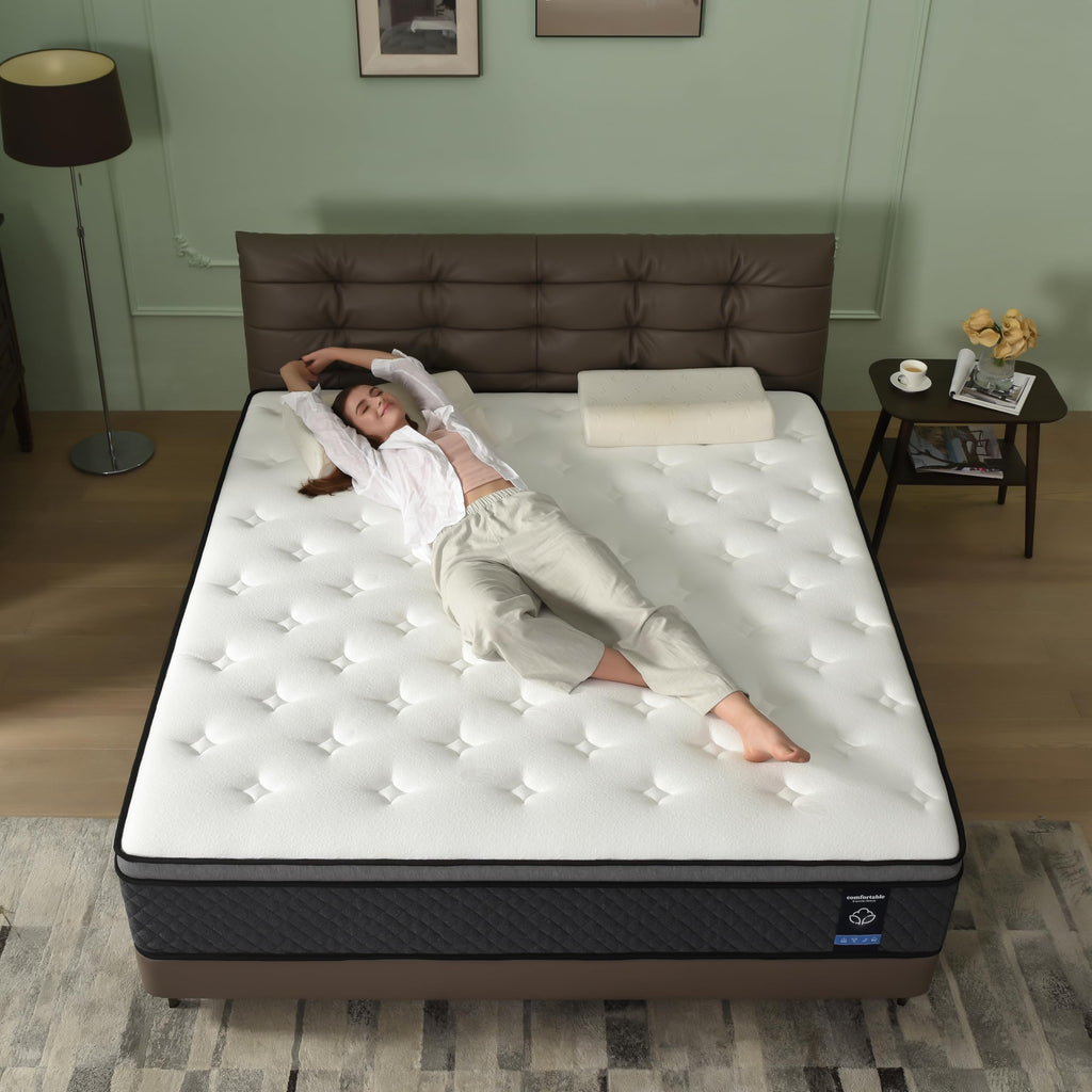 Full Size 12 Inch Hybrid Gel Memory Foam Mattress P556