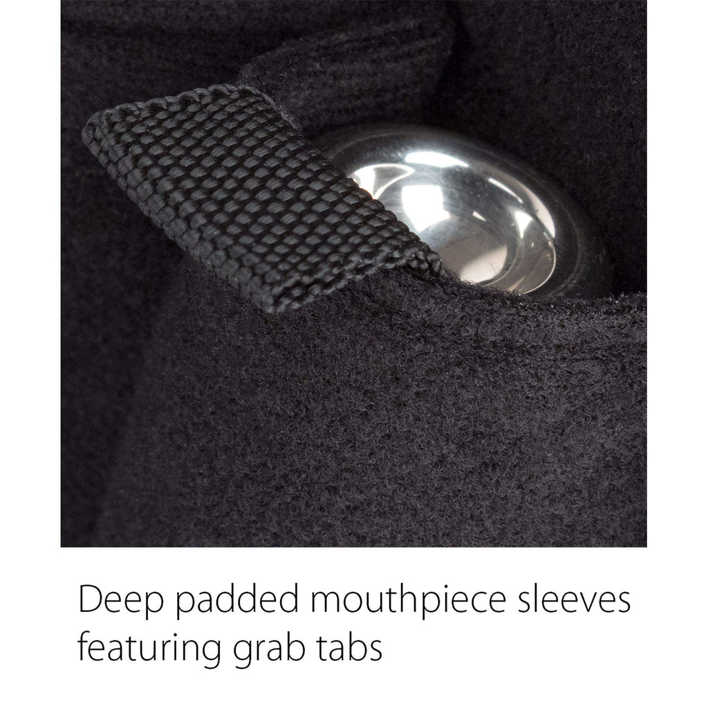 Trumpet/Small Brass 3-Piece Nylon Mouthpiece Pouch with Zipper Closure X2245