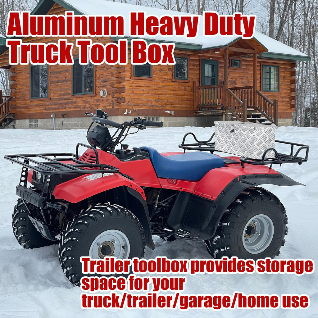 16 Inch Aluminum Waterproof Truck Tool Box with Lock and Keys R724