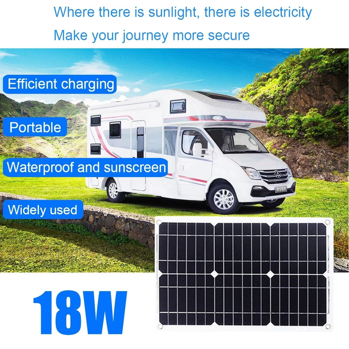 300W Off-Grid Solar Inverter Kit with 30A PWM Controller X6395
