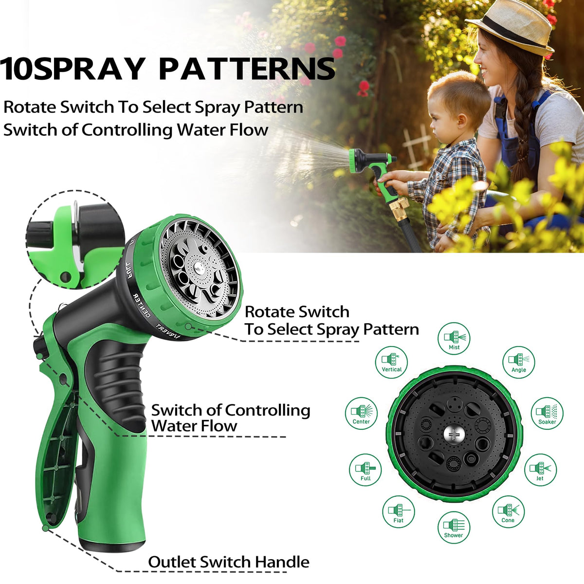 100FT Flexible Garden Hose O199326