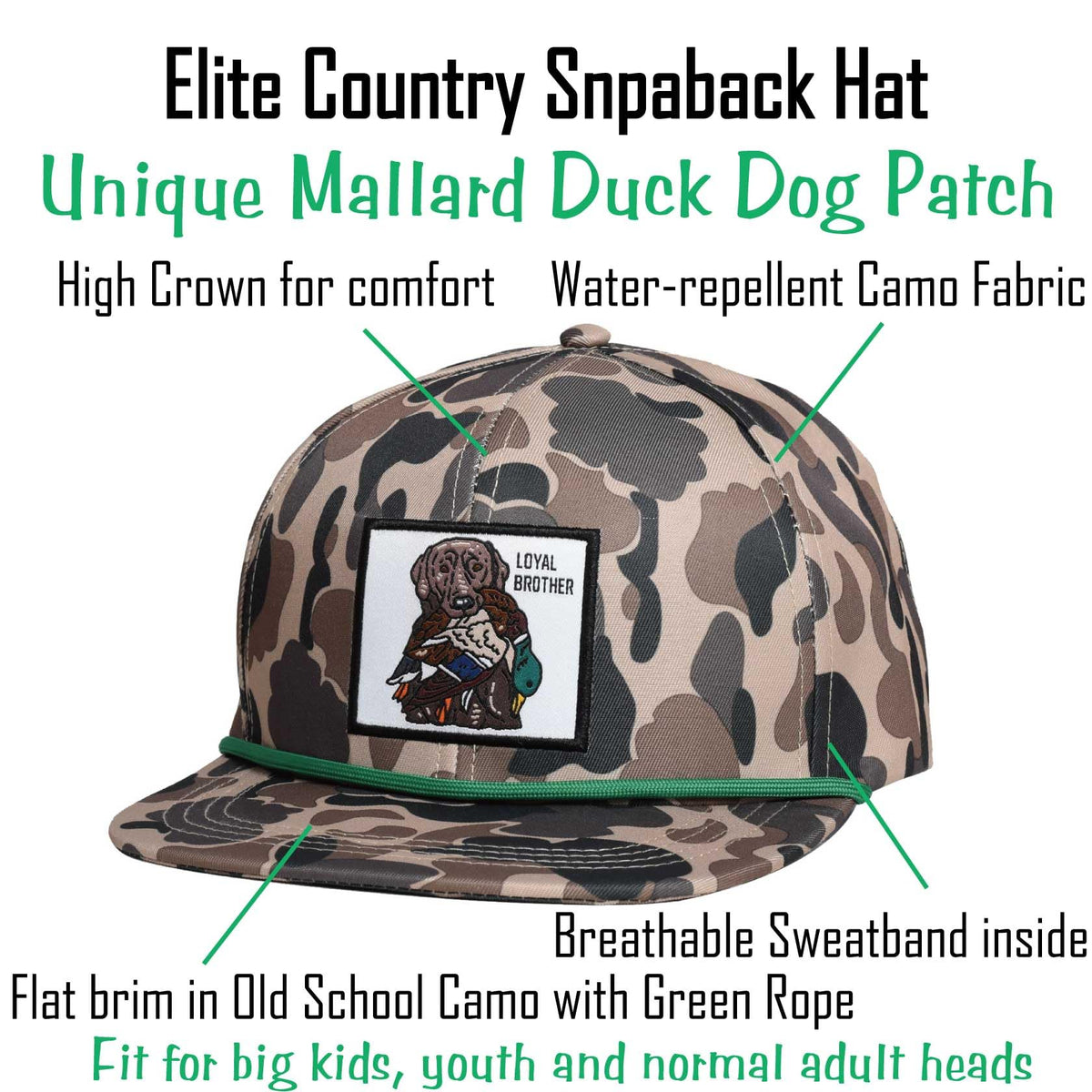 Youth Snapback Hat with Flat Brim Z19425