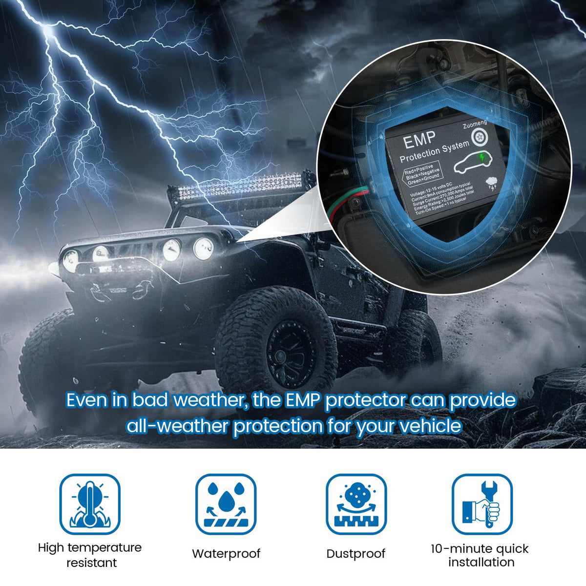12 Volt DC Vehicle EMP Protection Q5687