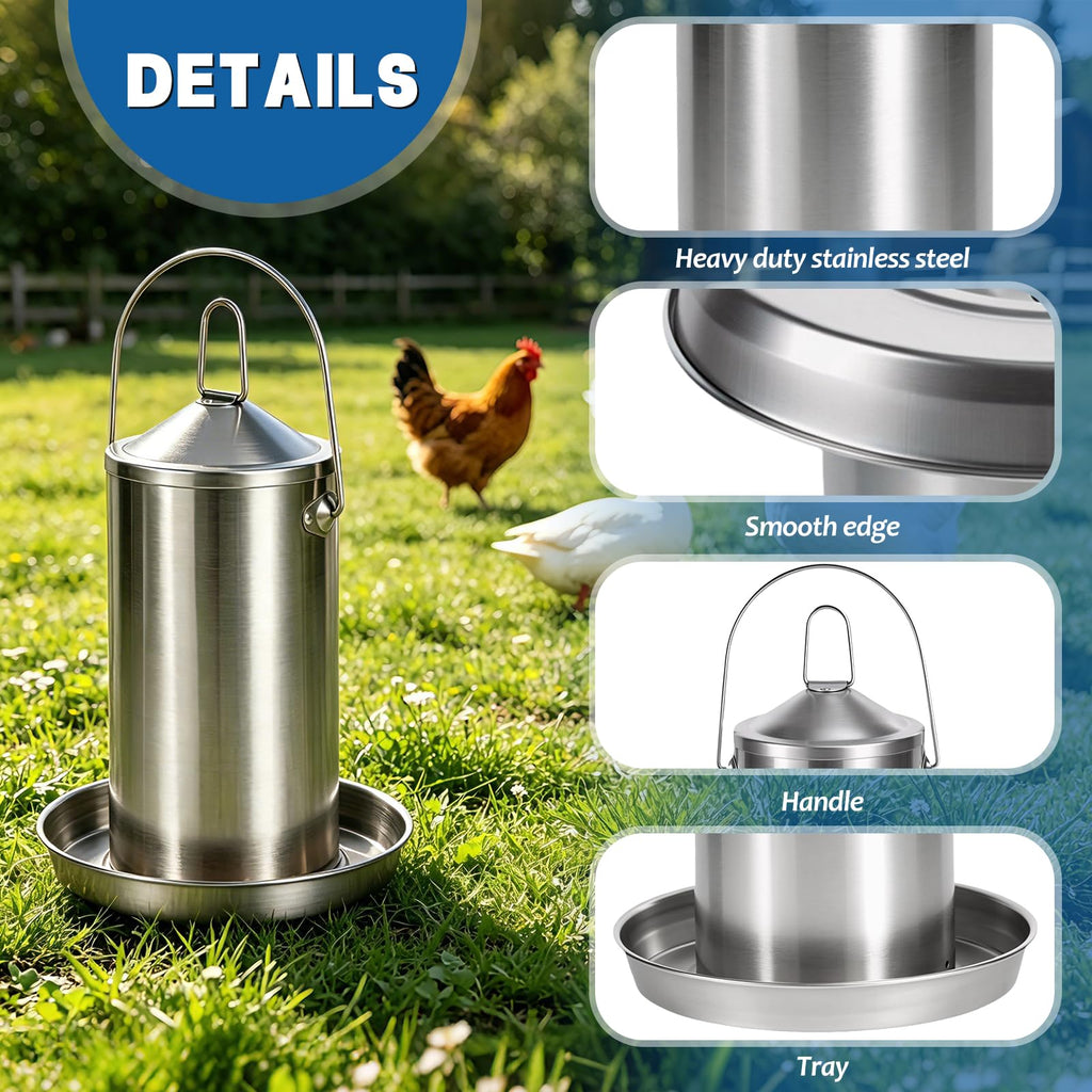 Stainless Steel Chicken Waterer M9878
