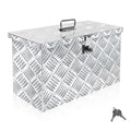 16 Inch Aluminum Waterproof Truck Tool Box with Lock and Keys R724