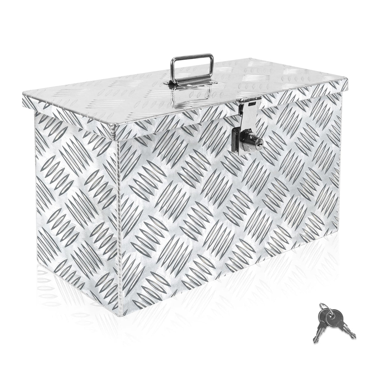 16 Inch Aluminum Waterproof Truck Tool Box with Lock and Keys R724
