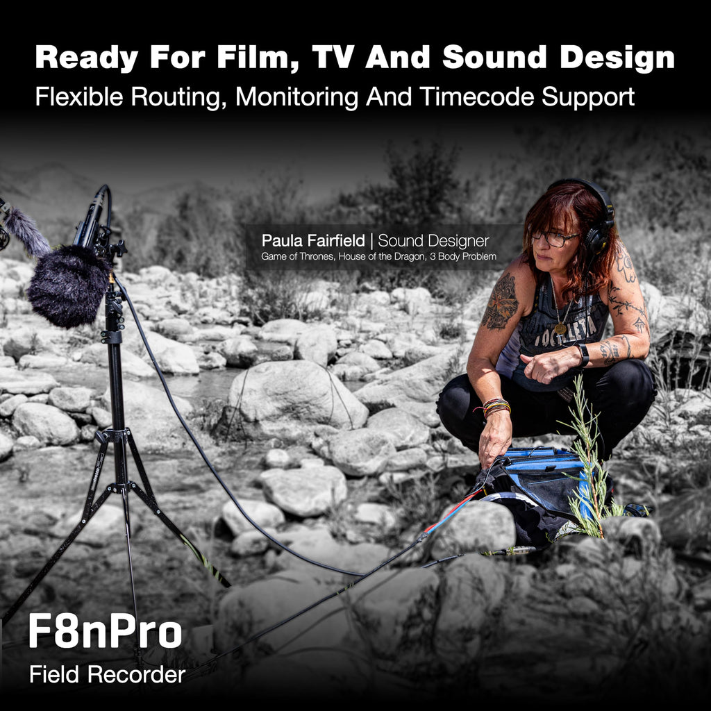 Field Recorder with 8 Inputs & 10 Tracks L30542