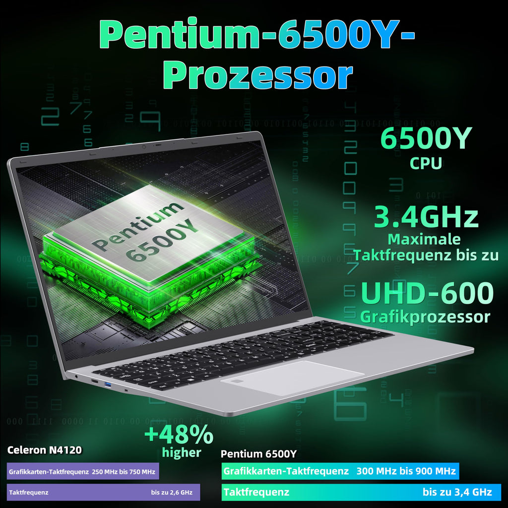 17.3" FHD IPS Business Laptop Computer, Silver U24586