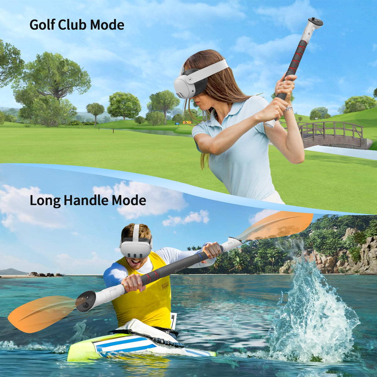 VR Controller Handle Attachments and Extension Grips S844