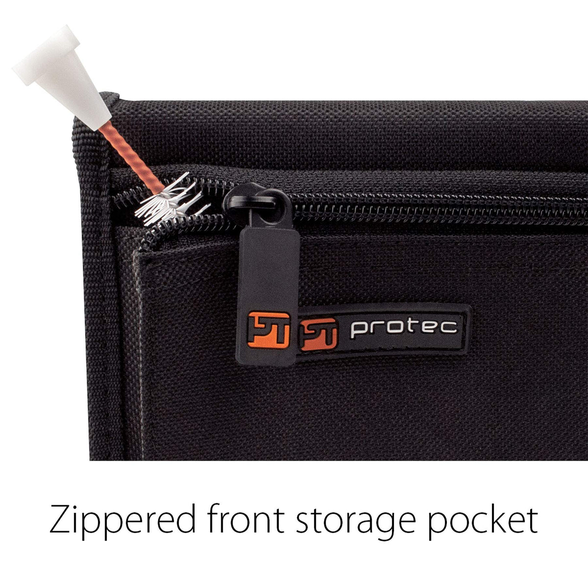 Trumpet/Small Brass 3-Piece Nylon Mouthpiece Pouch with Zipper Closure X2245