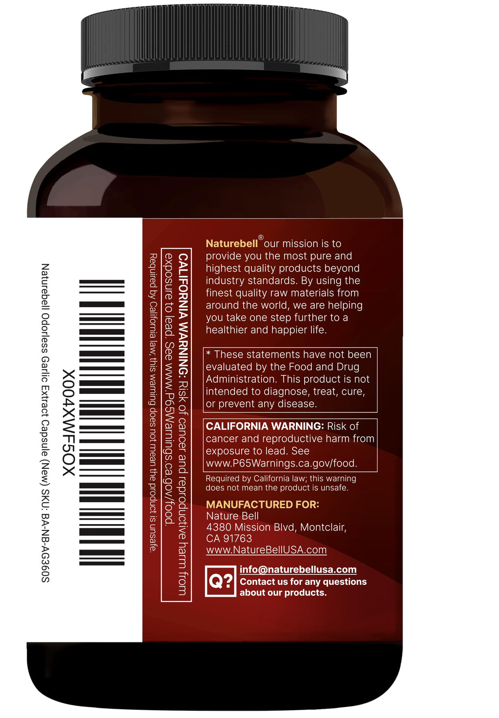 Aged Garlic Extract 1,000mg 360 Odorless Softgels L980048