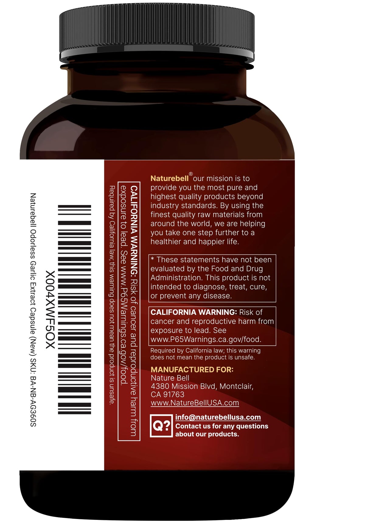 Aged Garlic Extract 1,000mg 360 Odorless Softgels L980048