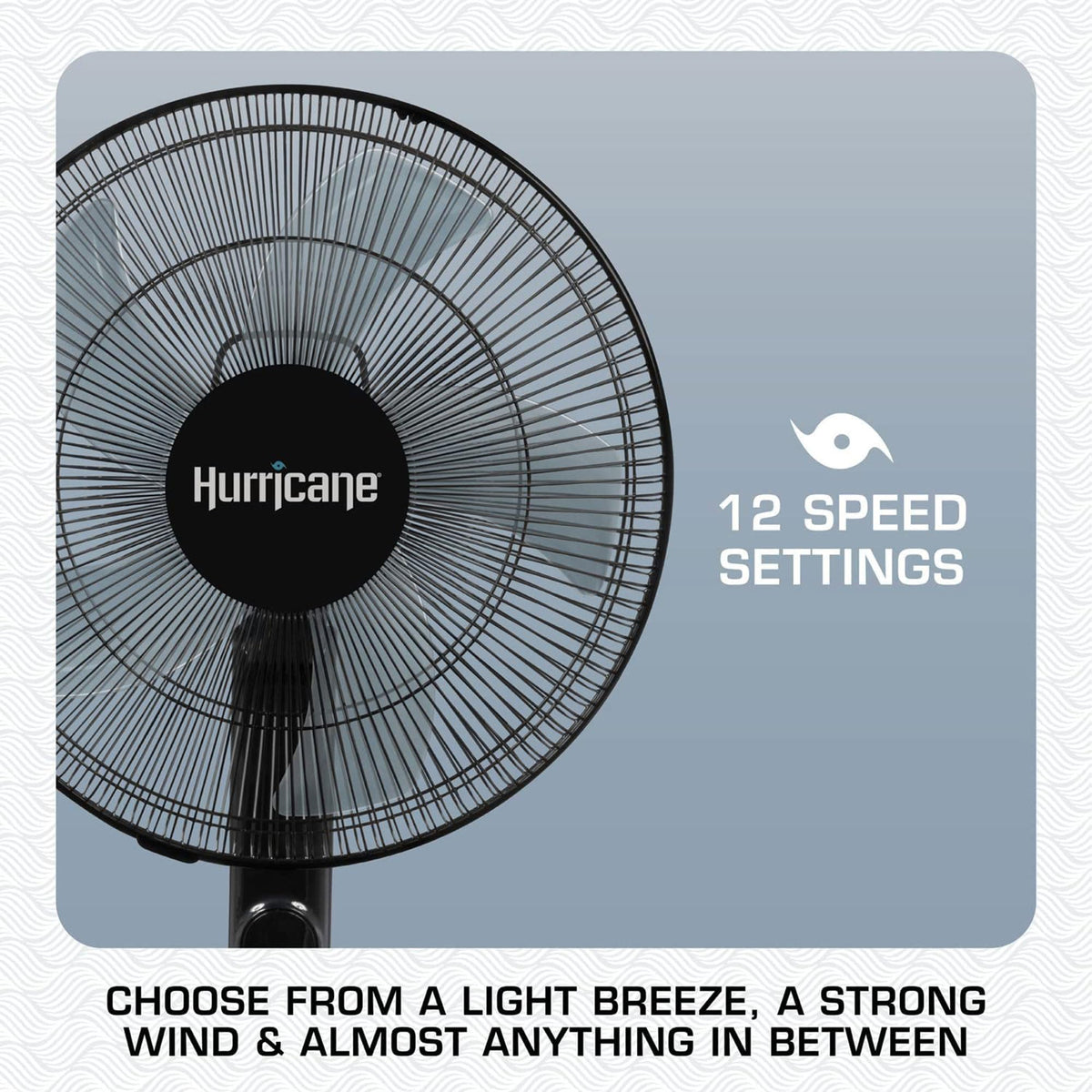 2 Pack Oscillating Pedestal Stand Fan, 12-Speed, 16", Black with Remote Control V66486