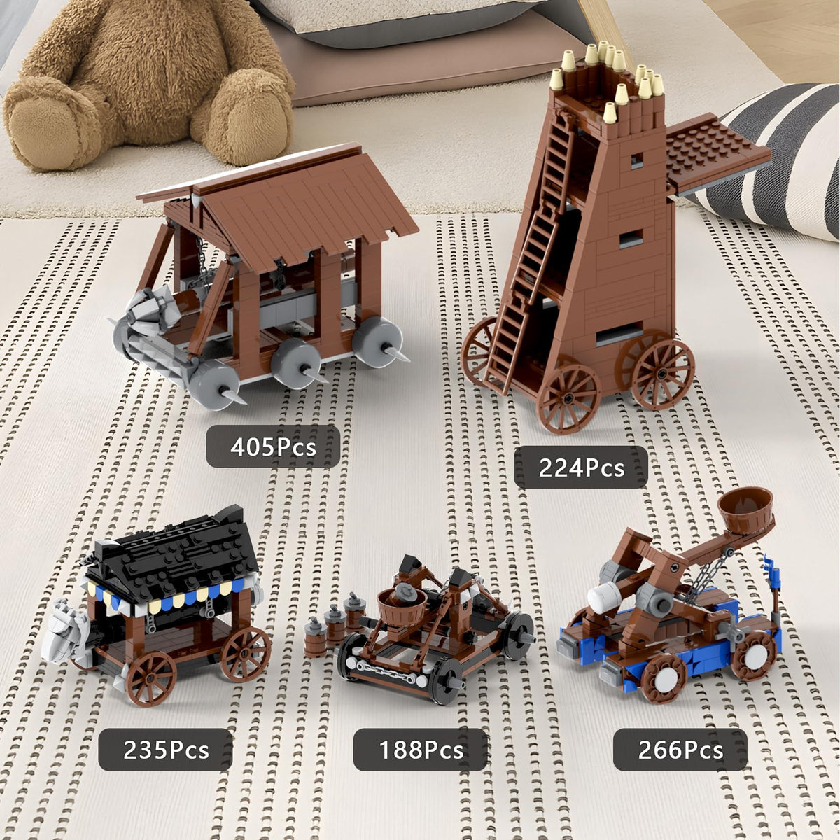 Medieval Castle Battle Building Block Set P30454