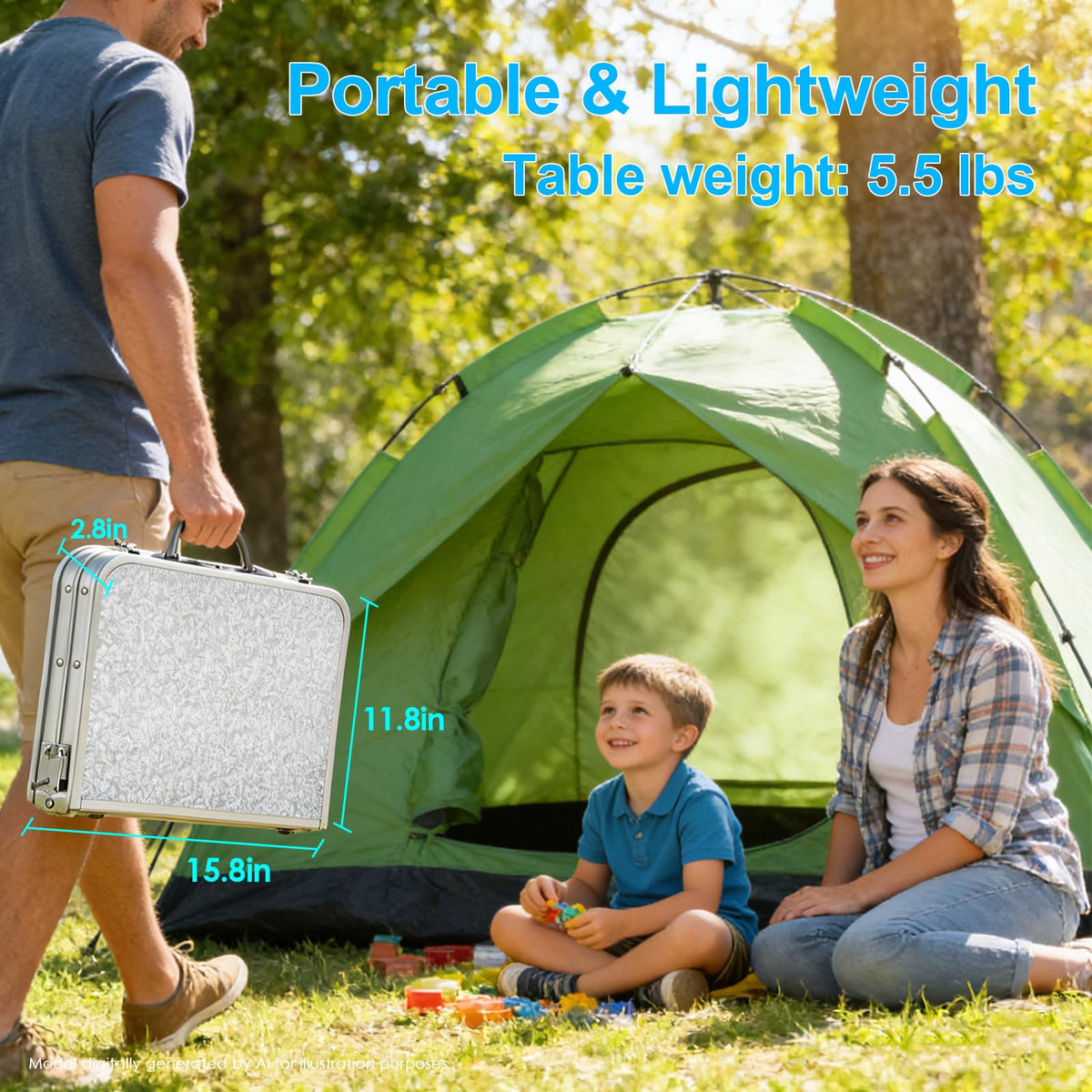 Small Folding Camping Table H315411