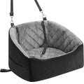 Dog Car Seat for Small Dogs Up to 30 Lbs, Grey-Black J856481