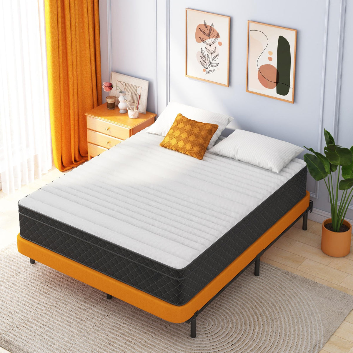 12 Inch Full Size Hybrid Mattress W54192