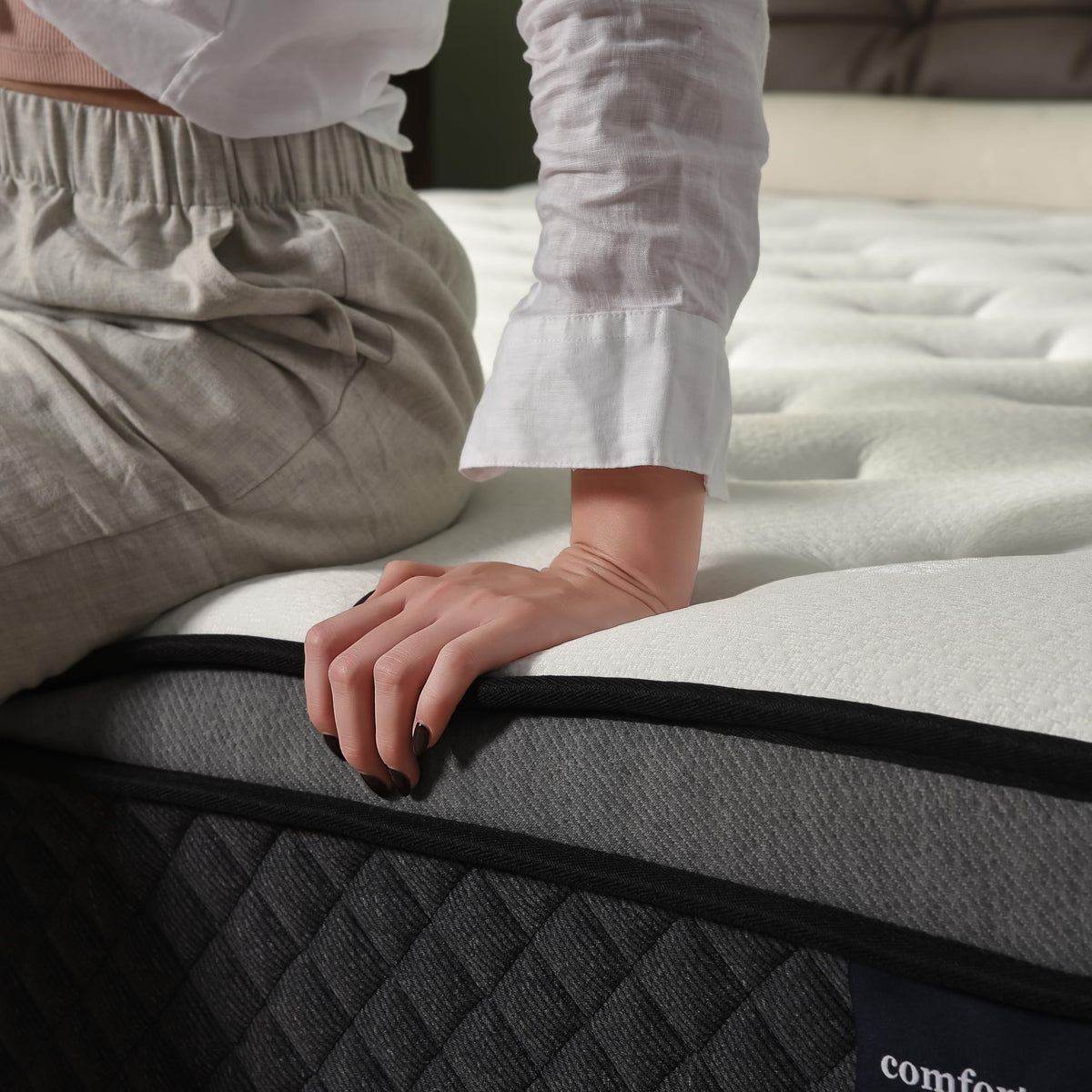 Full Size 12 Inch Hybrid Gel Memory Foam Mattress P556