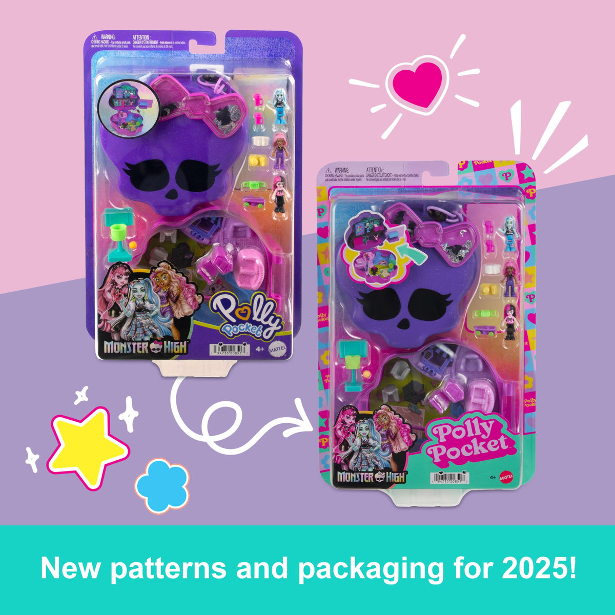 Monster High Playset with 3 Micro Dolls & 10 Accessories S4514