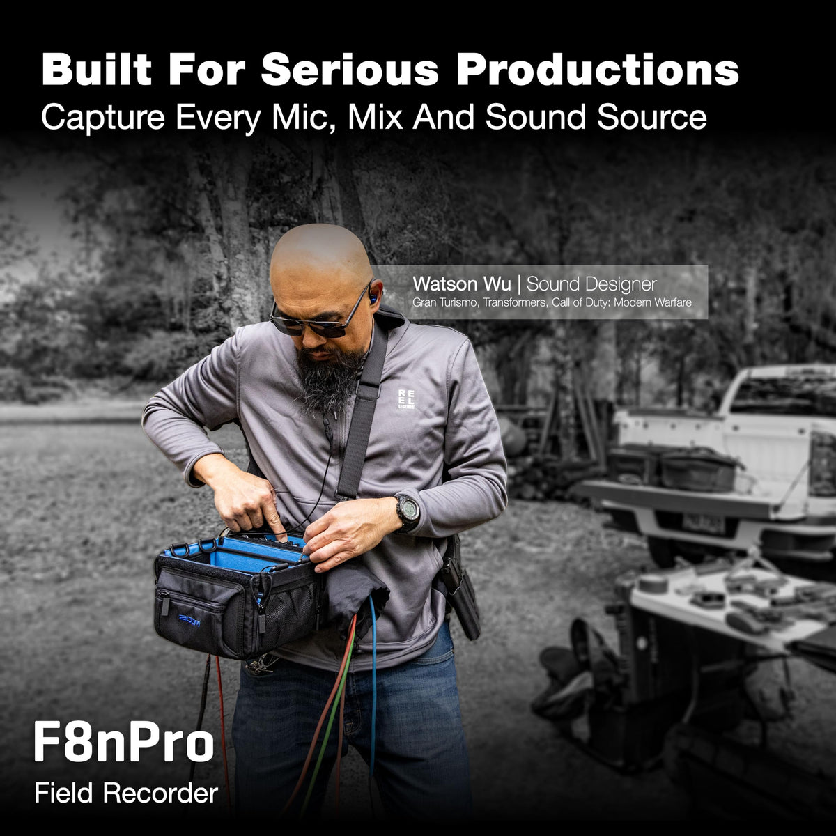 Field Recorder with 8 Inputs & 10 Tracks L30542