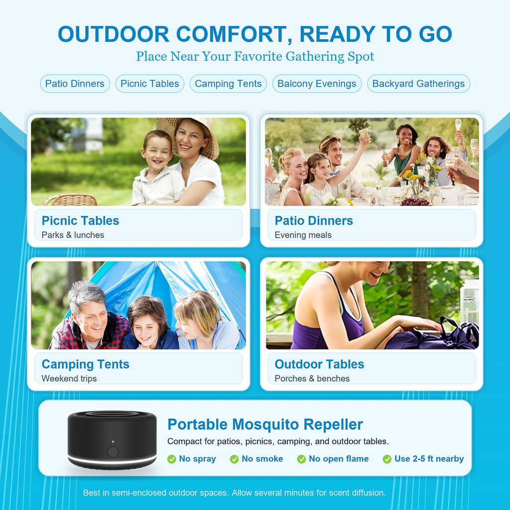 Rechargeable Mosquito Repeller with Refills Z615