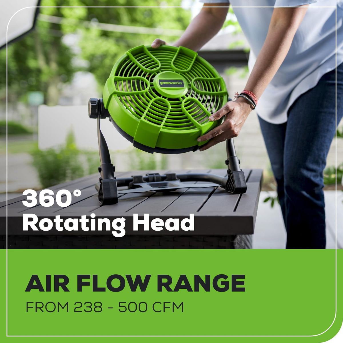 10" 5-Speed Fan 500 CFM Hybrid AC DC Y631