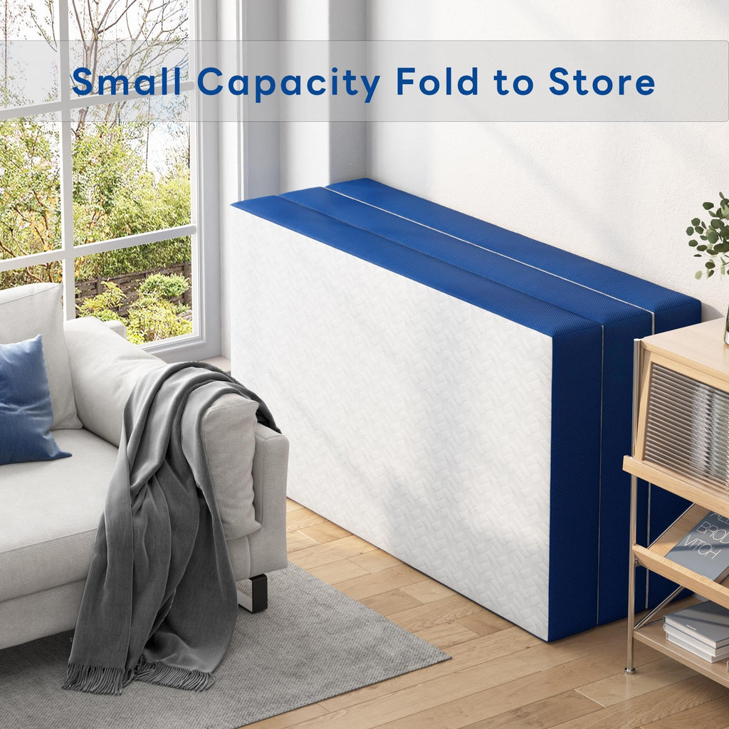 Queen 6 Inch Gel Memory Foam Trifold Mattress S930835