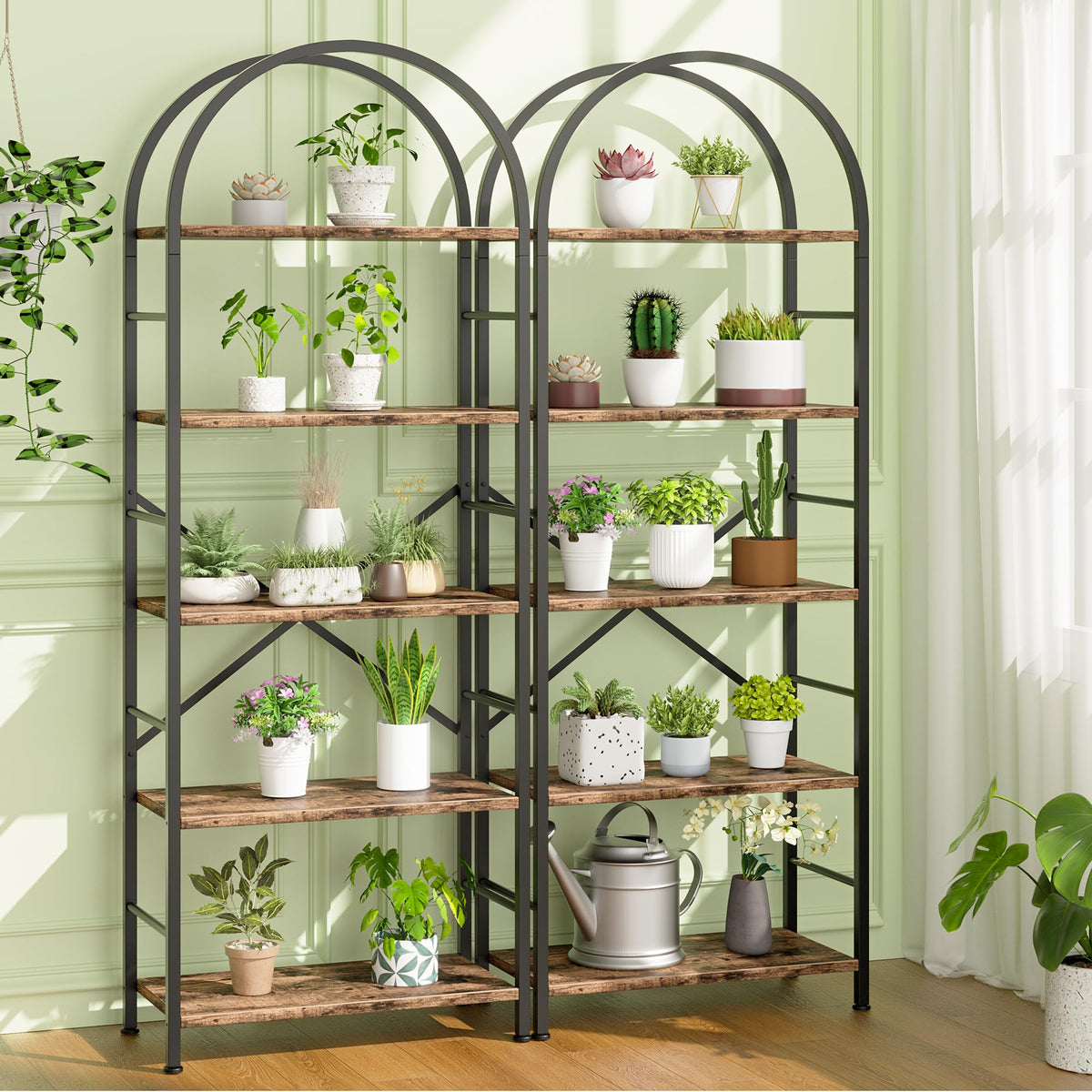 5 Tier Brown Bookshelf L753485